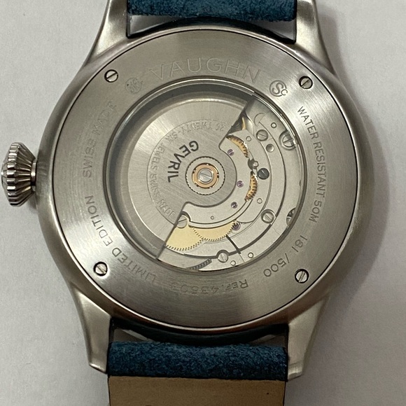 Gevril Vaughn Swiss Automatic Pilot Watch in Blue